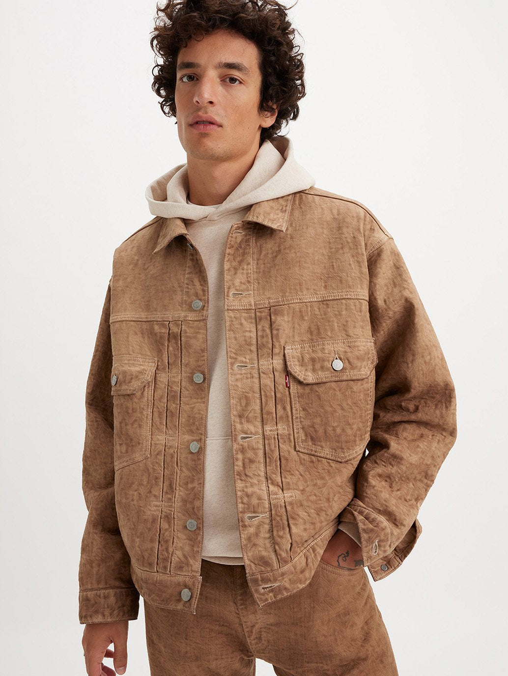 Stussy & Levi’s® Jacquard Trucker Jacket