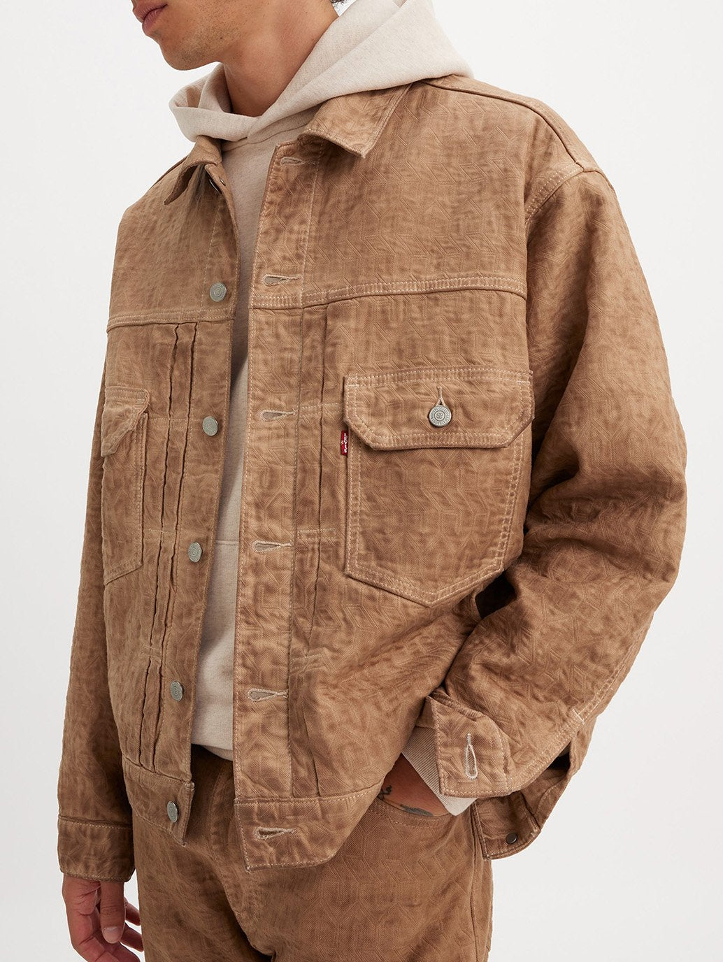 Stussy & Levi’s® Jacquard Trucker Jacket