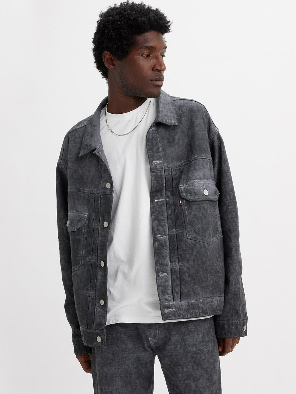 Stussy & Levi’s® Jacquard Trucker Jacket