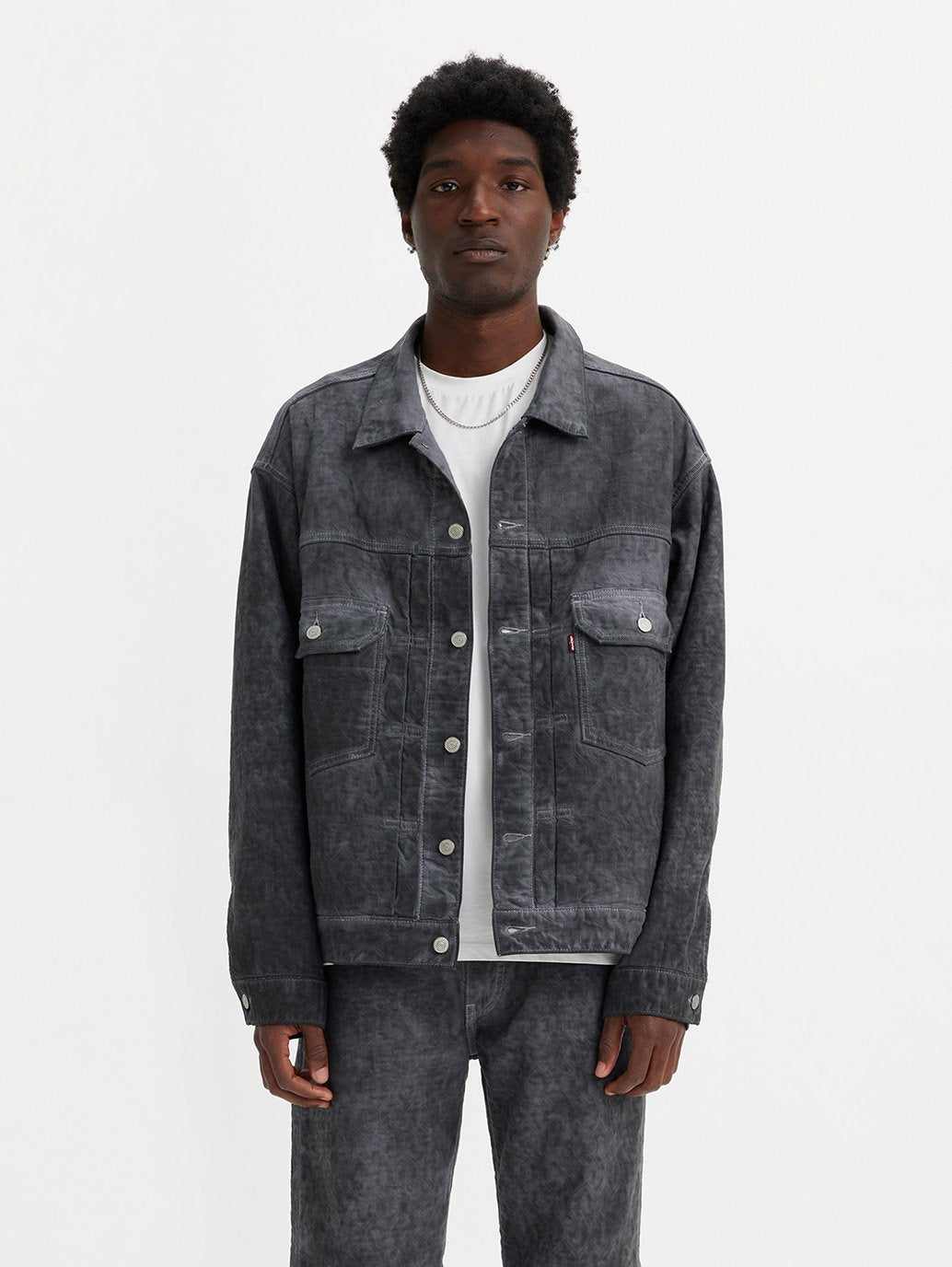 Stussy & Levi’s® Jacquard Trucker Jacket