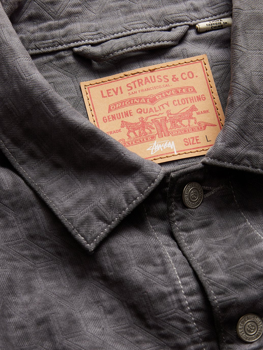 Stussy & Levi’s® Jacquard Trucker Jacket