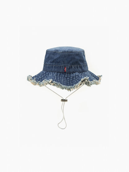 Drawstring Bucket Hat