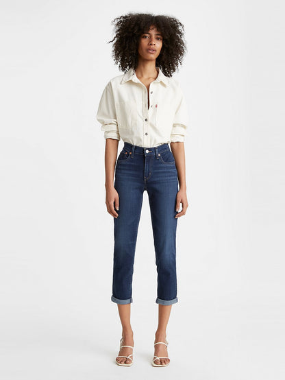 Levi's® 女式中腰男友風牛仔褲