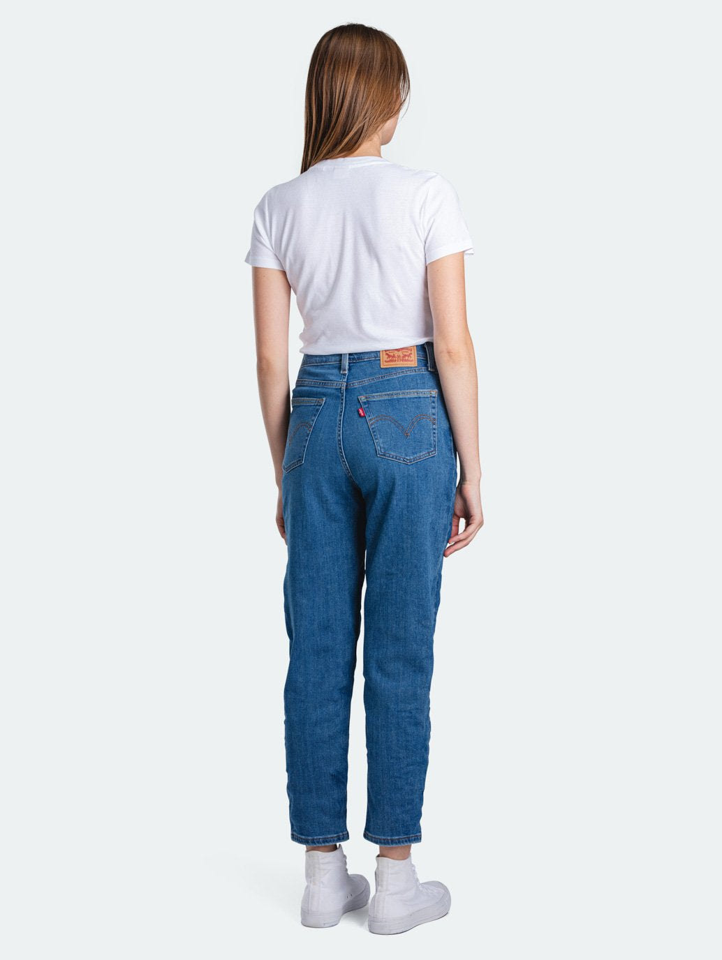 Levi's® 女款高腰男友風牛仔褲
