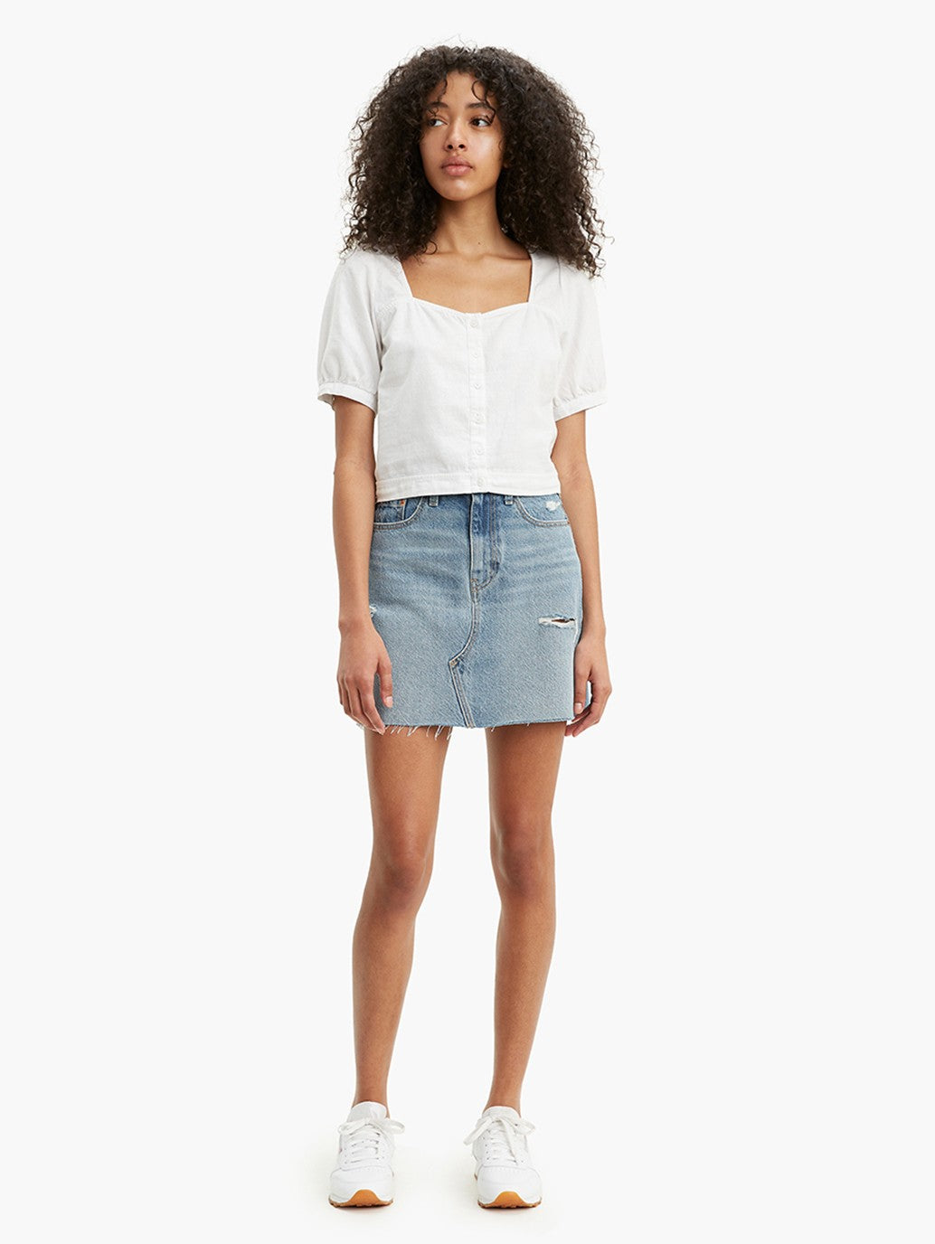 Levi's® High-Rise Deconstructed Skirt