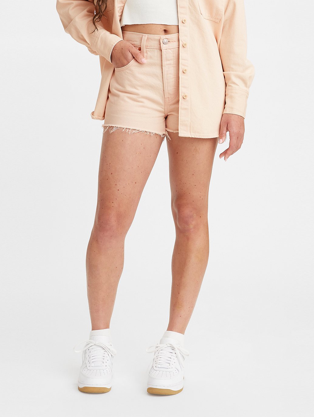 Levi's® Fresh® 女士 501® Original 高腰牛仔短褲