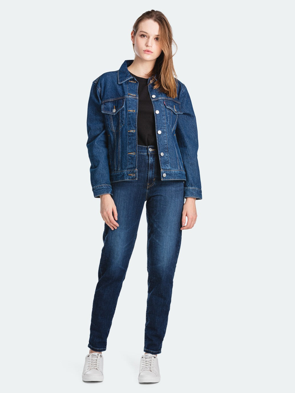 Levi's® 高腰男友風牛仔褲