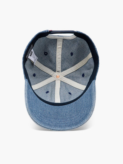 Levi's® Men's Denim Snapback Cap With Batwing Logo