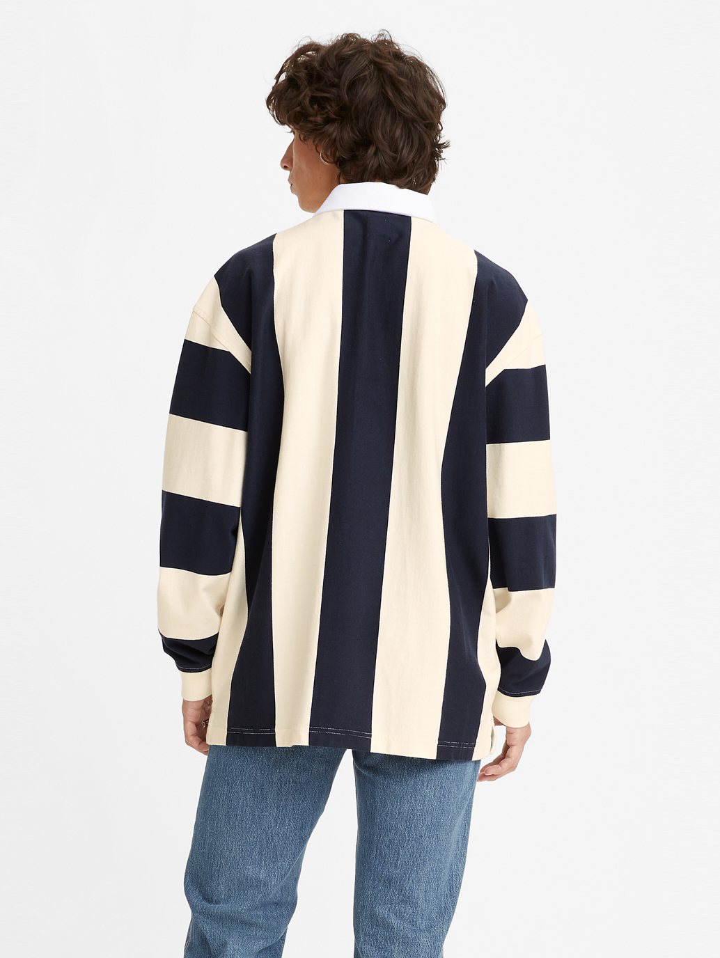 Levi's® 男士長袖運動橄欖球襯衫