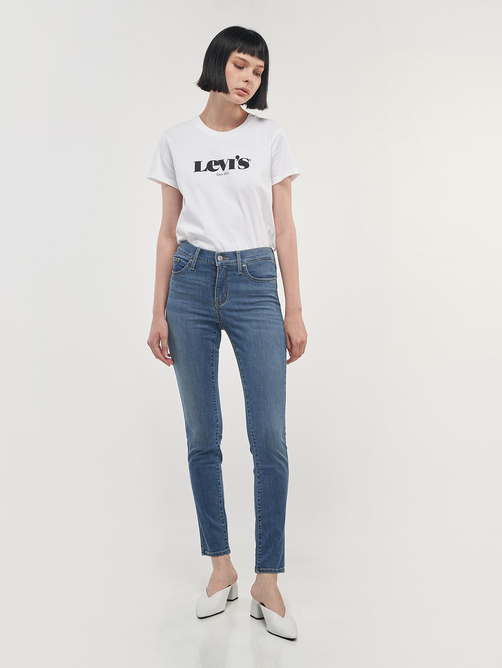 Levi's® 女士 311 塑形緊身牛仔褲