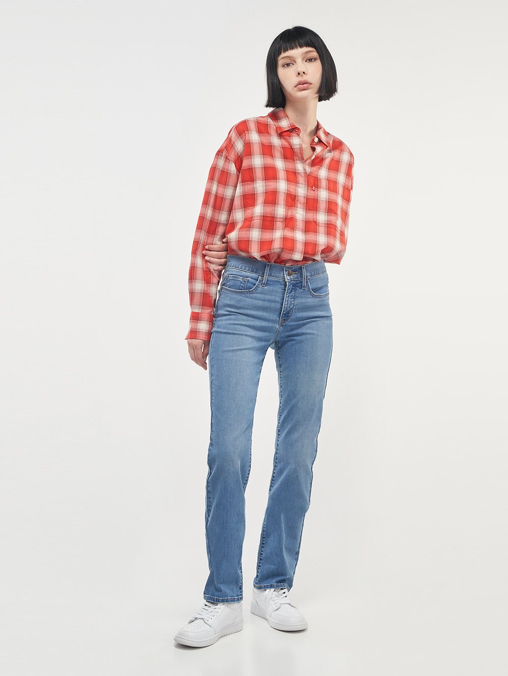 Levi's® 女式 314 塑形直筒牛仔褲