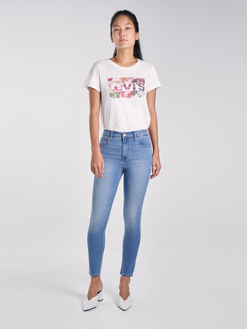 Levi's® 女式 721 高腰緊身九分牛仔褲
