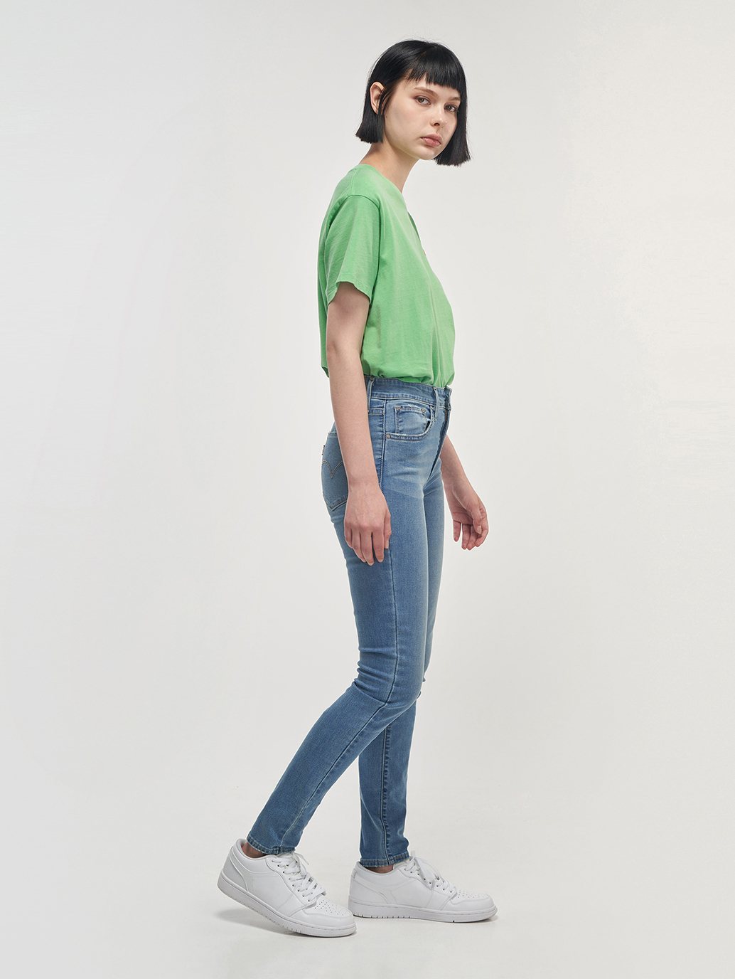 Levi's® 女款 721 高腰緊身牛仔褲