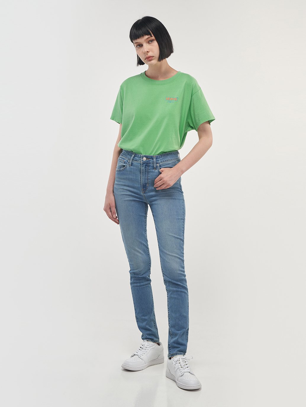 Levi's® 女款 721 高腰緊身牛仔褲