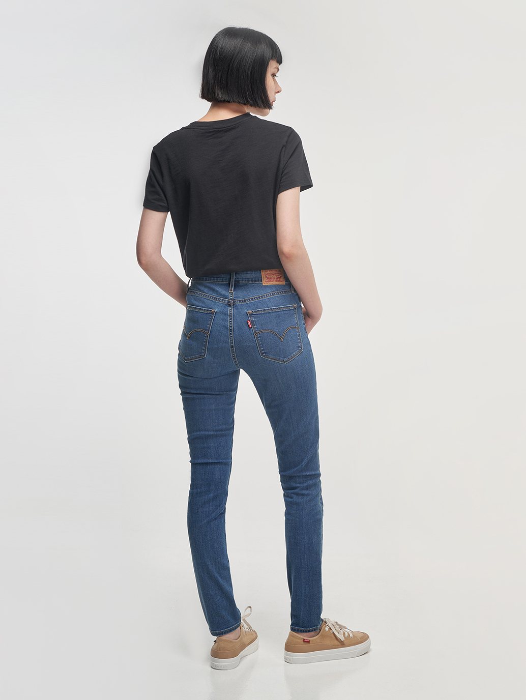 Levi's® 女款 721 高腰緊身牛仔褲