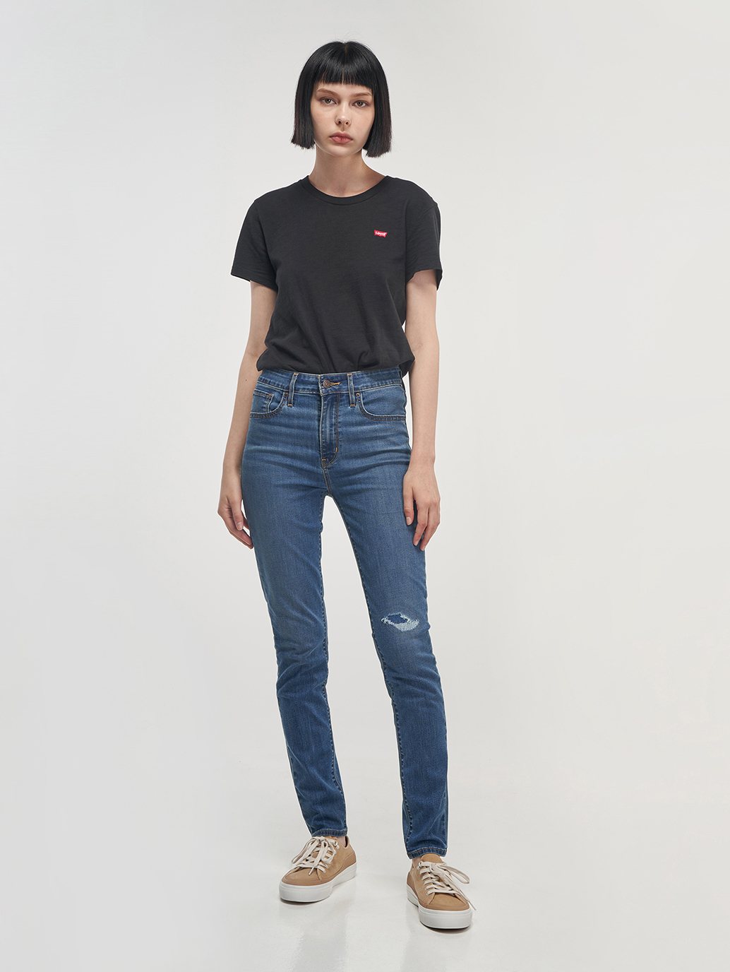 Levi's® 女款 721 高腰緊身牛仔褲