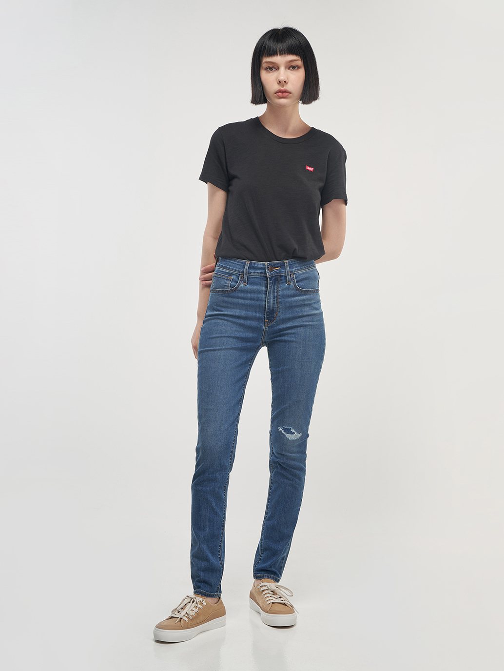 Levi's® 女款 721 高腰緊身牛仔褲
