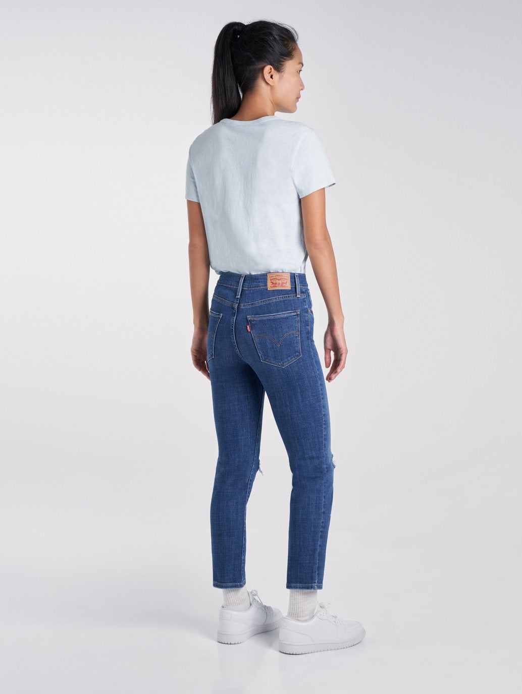 Levi's® 女式 724 高腰直筒九分牛仔褲