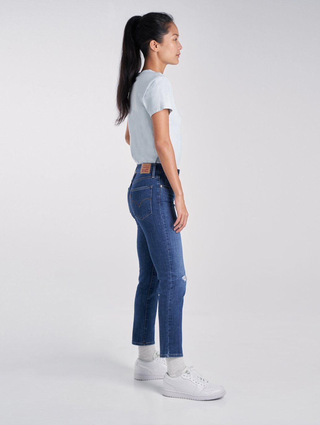 Levi's® 女式 724 高腰直筒九分牛仔褲