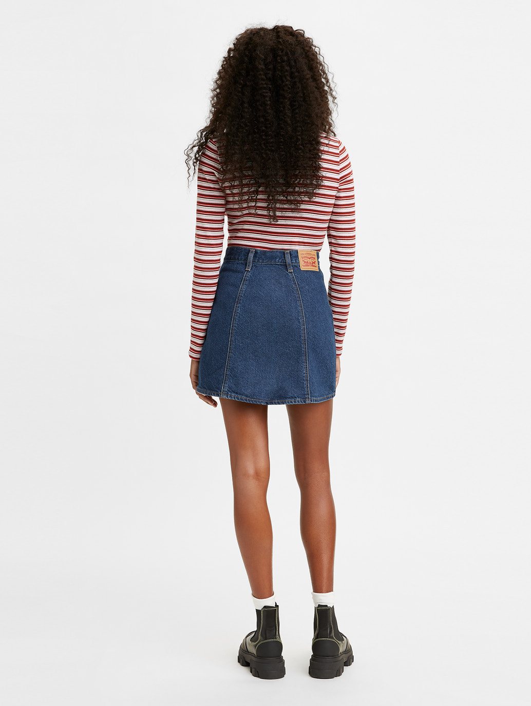 Levi's® 女款 A 字迷你裙