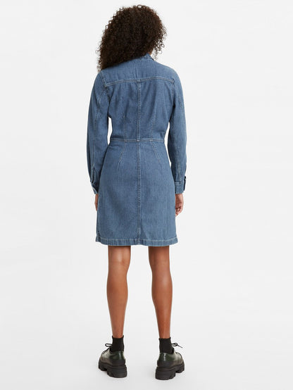 Levi's® 女款 Ellie 牛仔連身裙