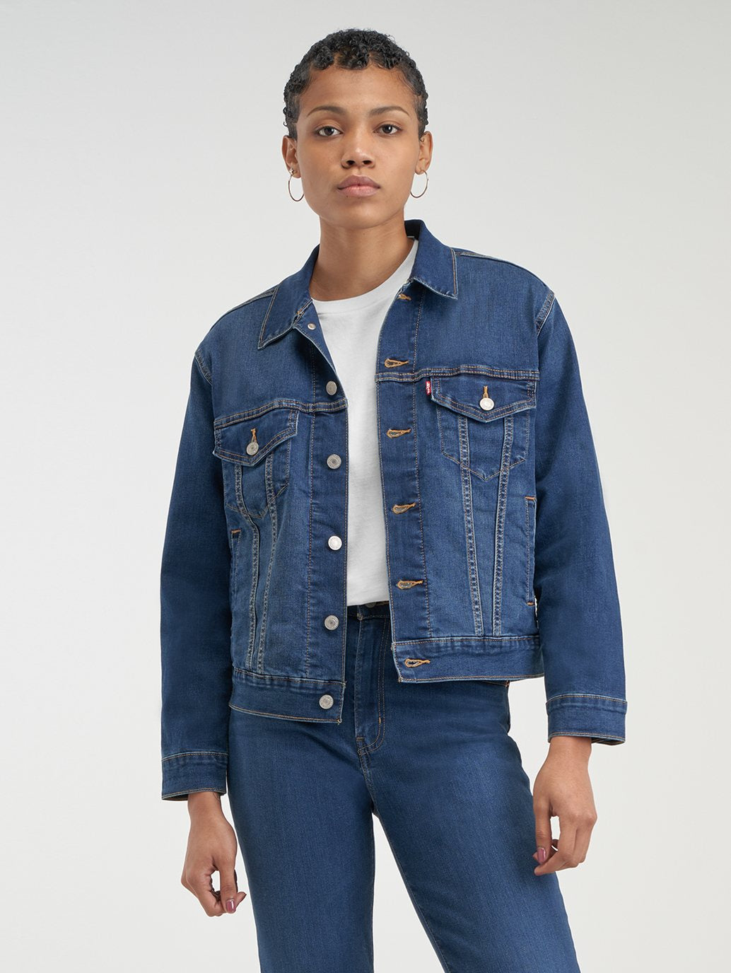 Levi's® 女式前男友卡車司機夾克