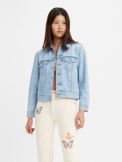 Levi's® 女式前男友卡車司機夾克