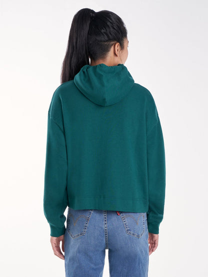 Levi's® 女士圖案滑板拉鍊連帽衫