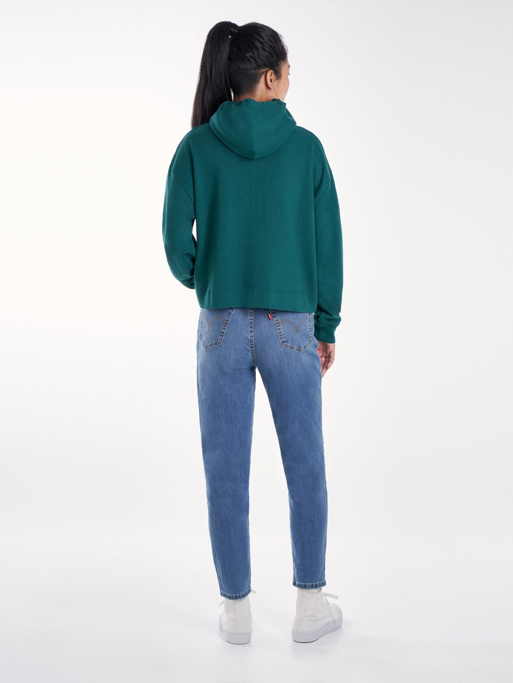 Levi's® 女款高腰男友風牛仔褲