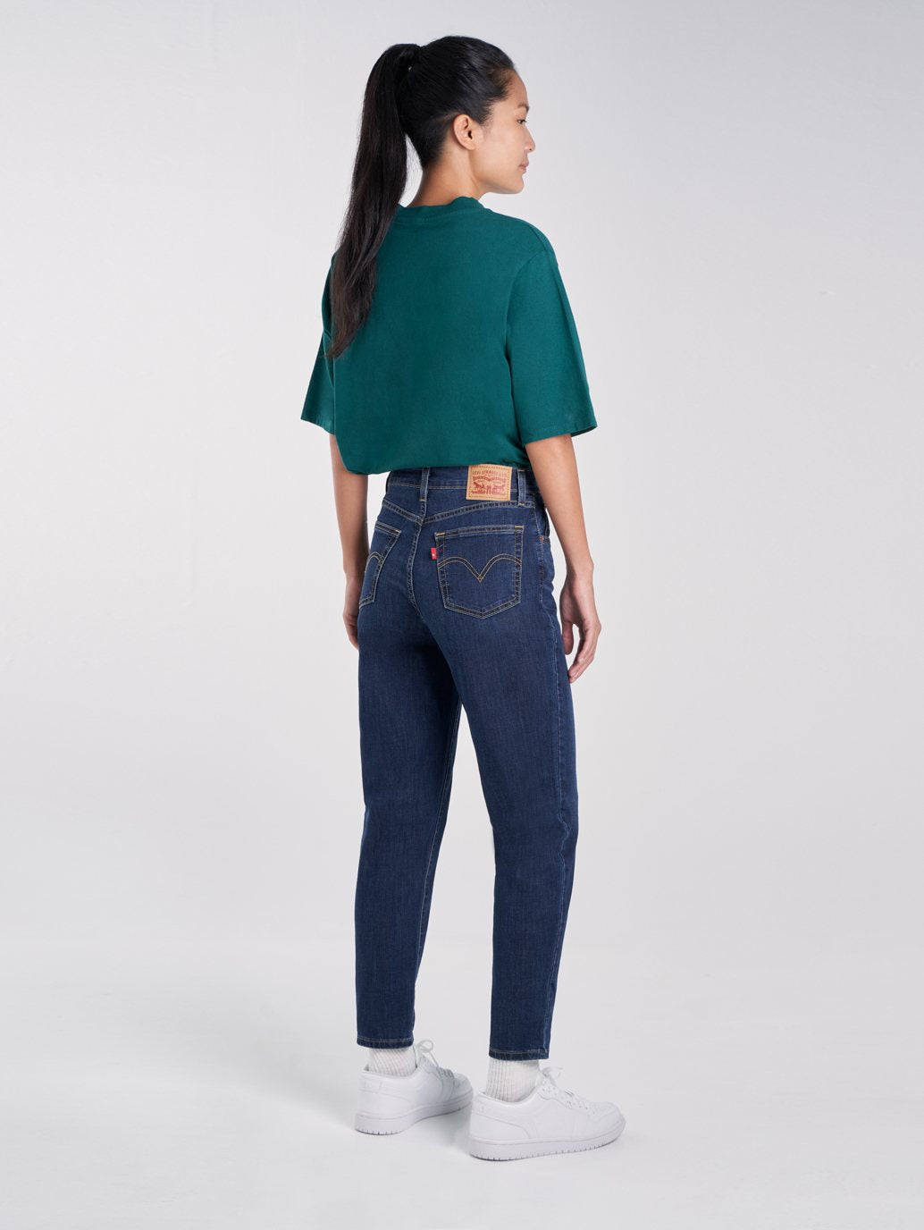 Levi's® 女款高腰男友風牛仔褲