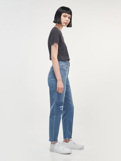 Levi's® 女款高腰男友風牛仔褲
