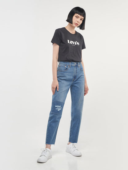 Levi's® 女款高腰男友風牛仔褲