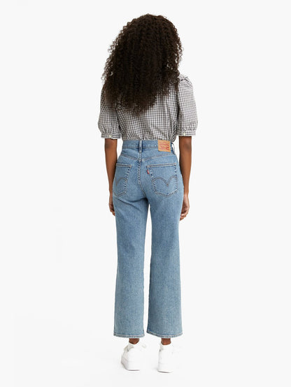 Levi's® 女款高腰九分喇叭牛仔褲