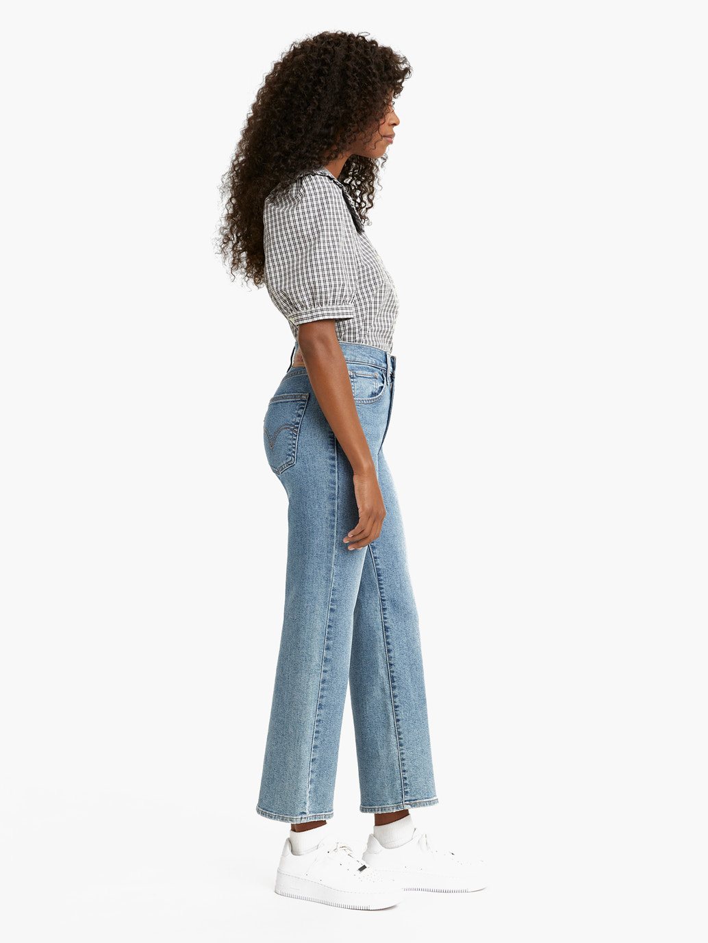Levi's® 女款高腰九分喇叭牛仔褲
