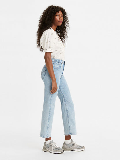Levi's® 女款高腰九分喇叭牛仔褲