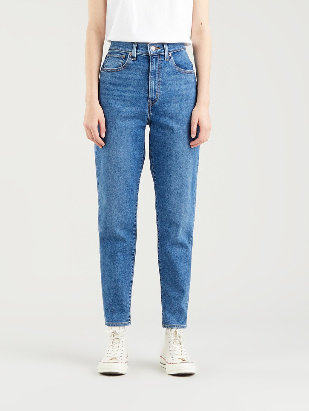 Levi's® 女款高腰媽媽牛仔褲