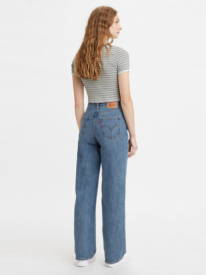 Levi's® 女款高腰直筒牛仔褲