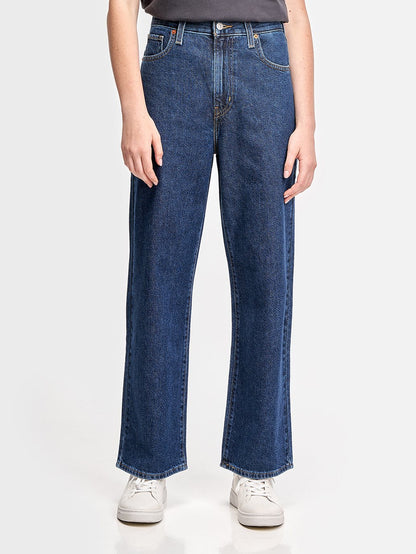 Levi's® 女款高腰直筒牛仔褲