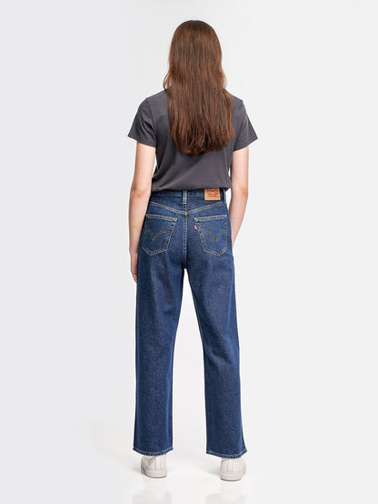 Levi's® 女款高腰直筒牛仔褲