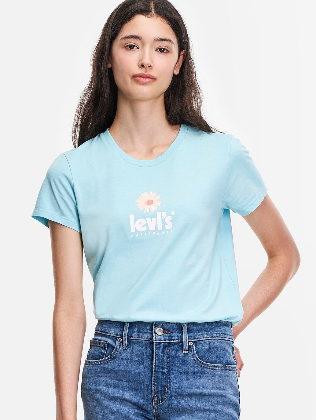 Levi's® 女用標誌完美 T 卹