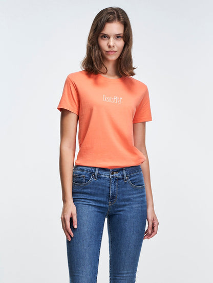 Levi's® 女用標誌完美 T 卹