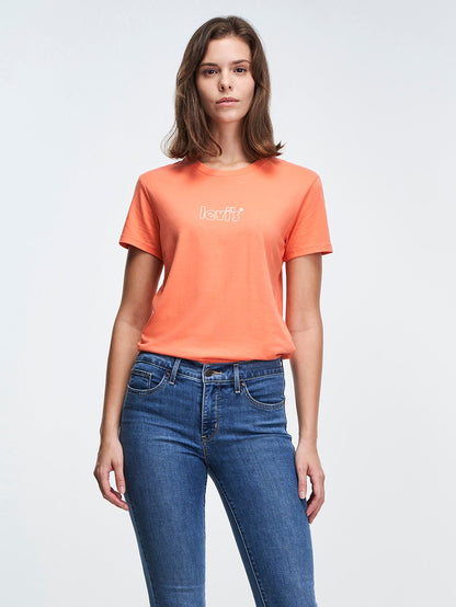 Levi's® 女用標誌完美 T 卹