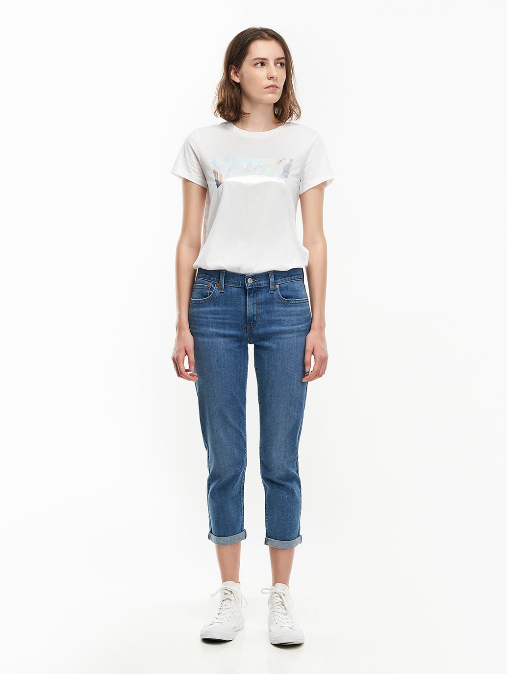 Levi's® 女款新男友風牛仔褲
