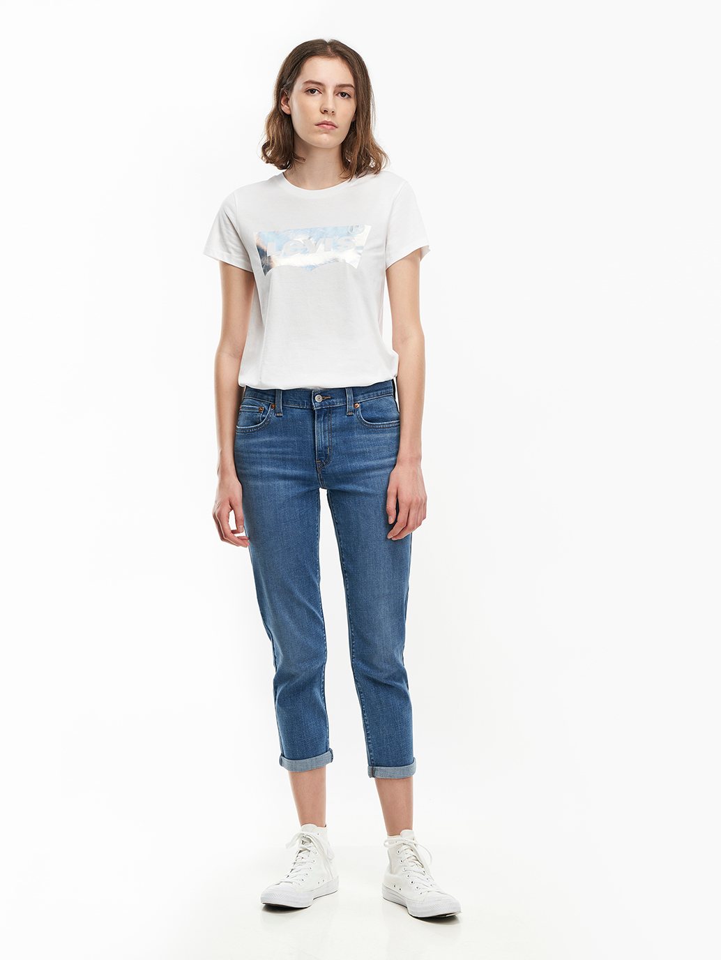 Levi's® 女款新男友風牛仔褲