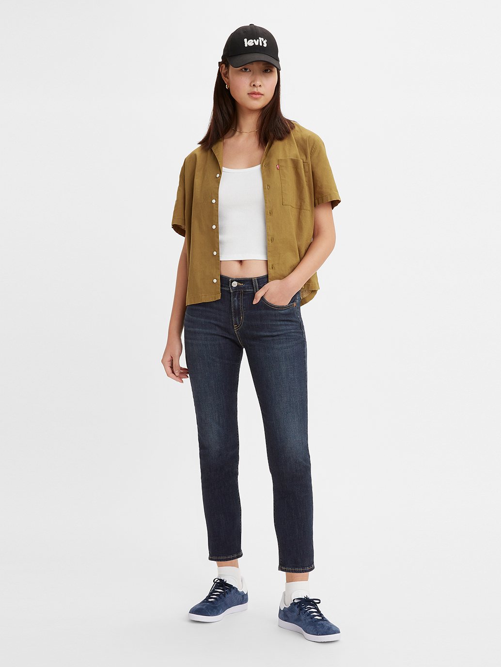 Levi's® 女款新男友風牛仔褲