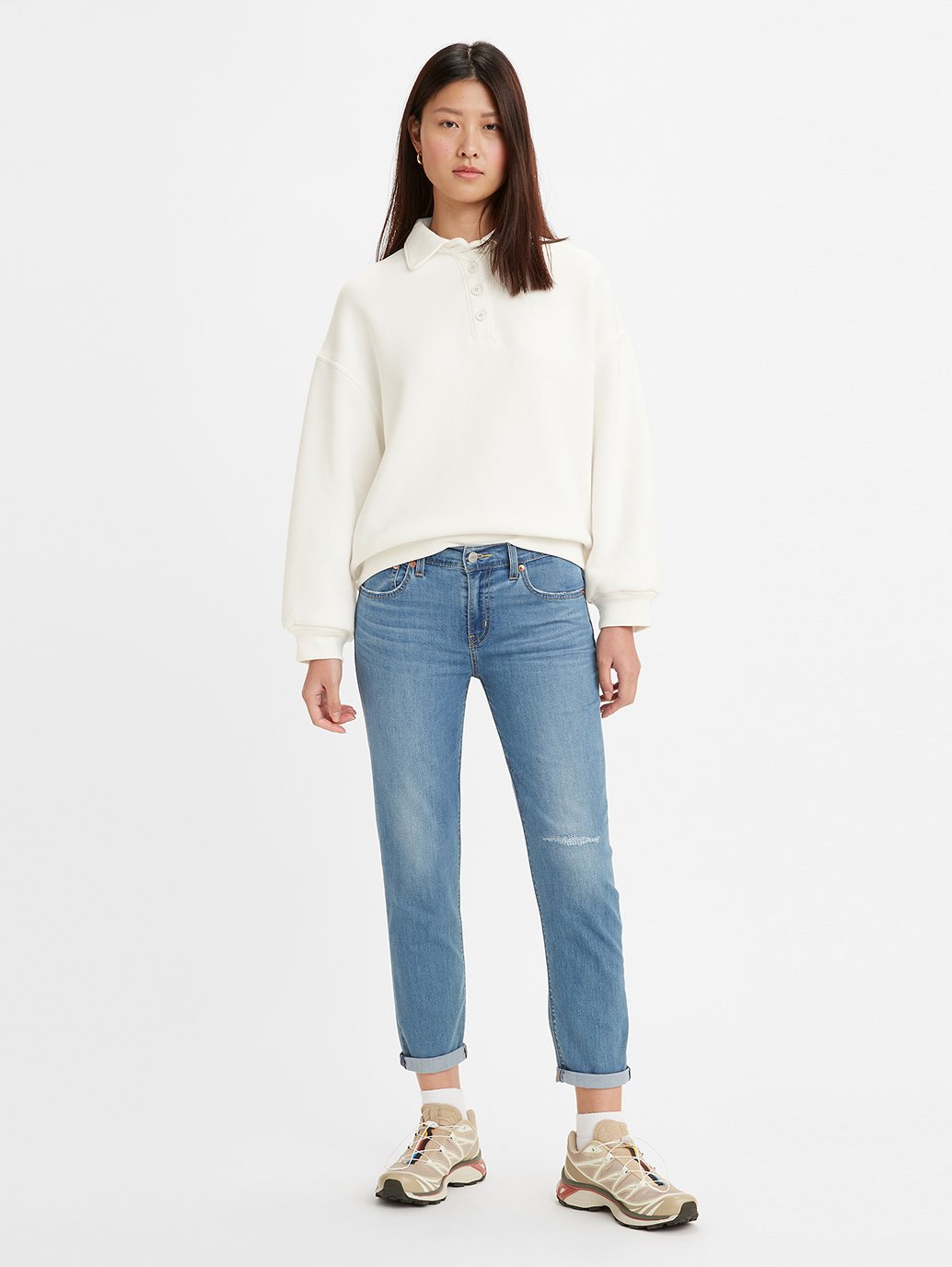 Levi's® 女款新男友風牛仔褲