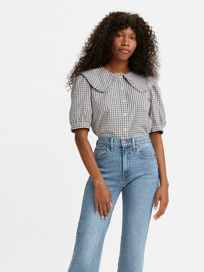 Levi's® 女款 Olympia 短袖領襯衫
