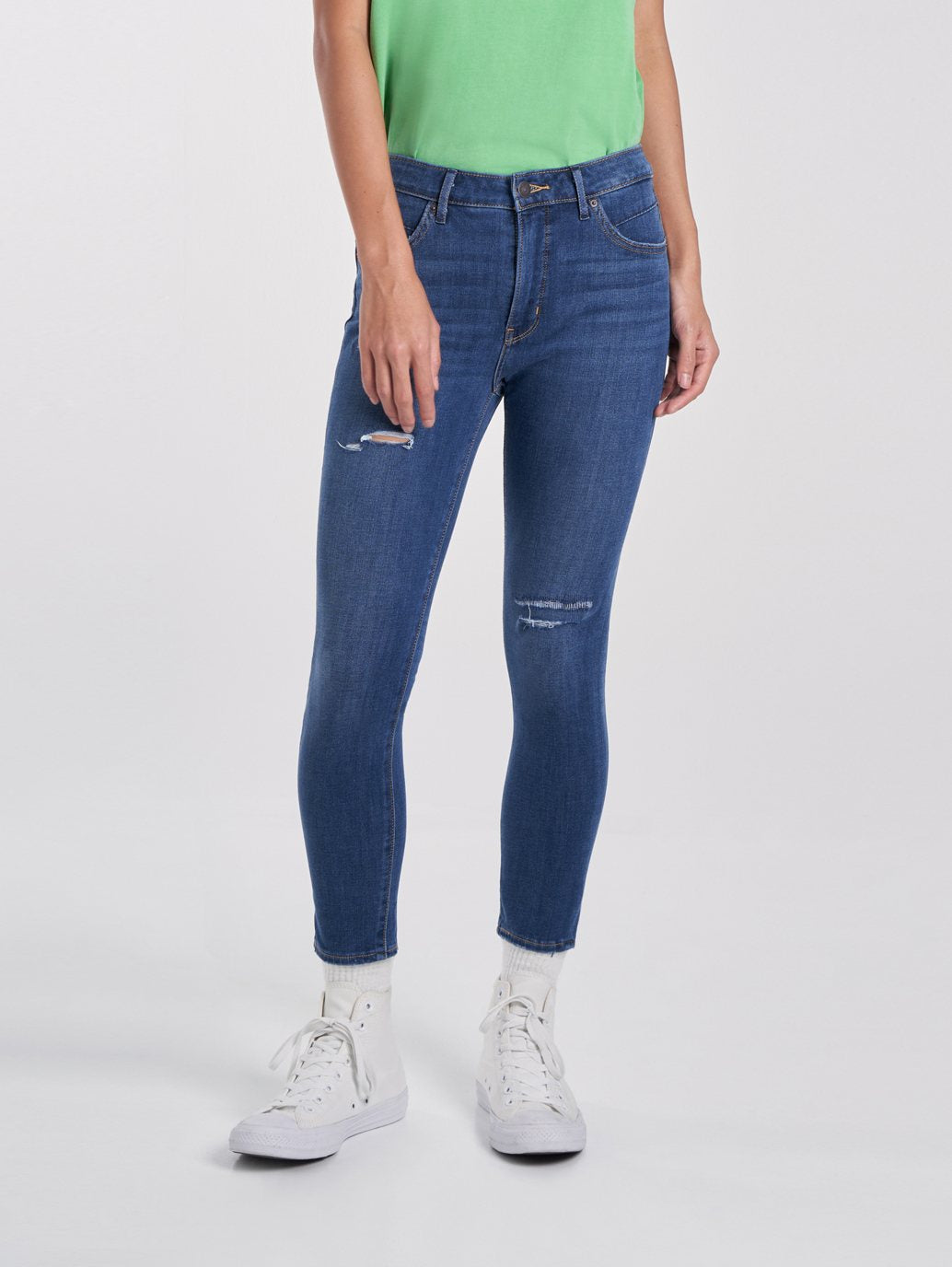 Levi's® 女款 Revel 塑形高腰緊身九分牛仔褲