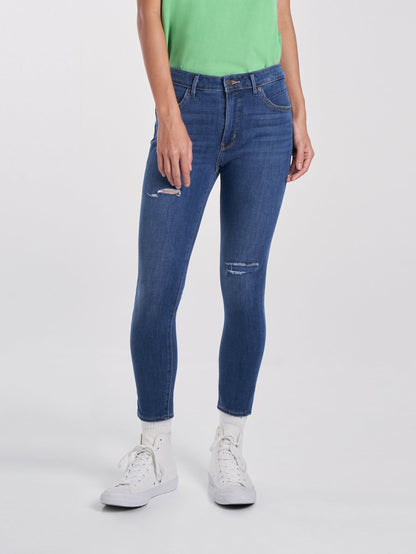 Levi's® 女款 Revel 塑形高腰緊身九分牛仔褲