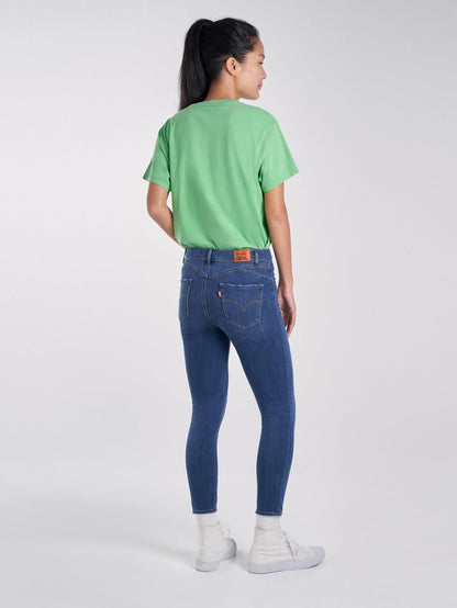 Levi's® 女款 Revel 塑形高腰緊身九分牛仔褲